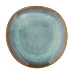 MADAM STOLTZ Obedový tanier Green Reactive Glaze