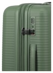 Stredný kufor na kolieskach Travelite Air Stripe M Green