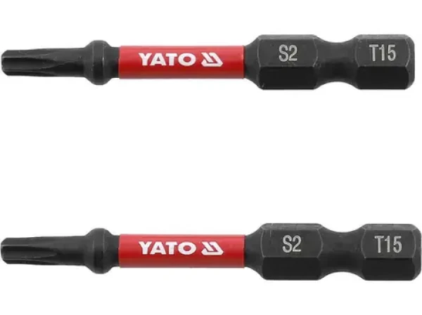 YATO Rázový bit 1/4" T15 / Bit rázový / T15 / 50 mm / 2 ks