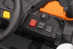 Mamido Mamido Elektrické autíčko Buggy Madman biele | UTV-MX 4x4 | EVA kolesá | 12V 10Ah | EKO koža