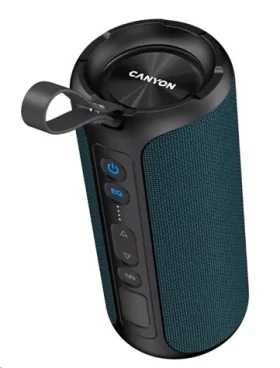 Canyon CNE-CBTSP15BK modrá / bezdrôtový reproduktor / 40W / BT 5.0 / SD / AUX / IPX6 / RGB (CNE-CBTSP15BK)
