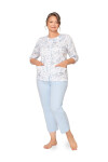 201 DÁMSKE PYŽAMO MARIA BIG heather 3xl