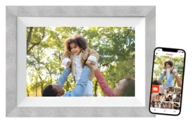 10,1" Braun DigiFrame 10W WiFi sivá / Fotorámik / dotykový IPS displej / Wi-Fi / 1280x800 px / 16:10 (21269)