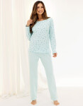 Pyžamo Regina 717 long/ 2XL-3XL Z25/26 dámske modrá XXL