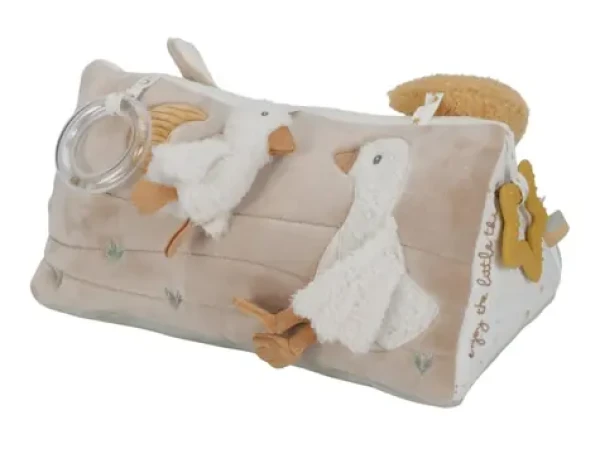 Little Dutch Vankúšik trojhranný s aktivitami Newborn Naturals / od 0 mesiacov (8423LD)