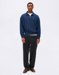 Armedangels GMT Dye Zip Troyer 3616 tinted navy washed M