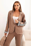 Dámska súprava s viskózou, lampasom a športovou bundou fango UNI