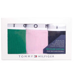 Tommy Hilfiger 3Pack tanga nohavičky UW0UW025210V3 Green/Pink/Black S