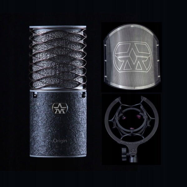NoName Aston Microphones Origin Black Bundle Mikrofon pojemnościowy + držiak + pop filtr