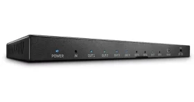 Lindy 8 Port HDMI 18G Splitter čierna / HDMI splitter / 4K 60Hz / HDR / HDCP 2.2 (38237)
