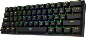 Redragon Redragon K630 DragonBorn Outemu Red (RED-K630RGB) + A113 HP2 Panda Keycaps (A113 HP2)