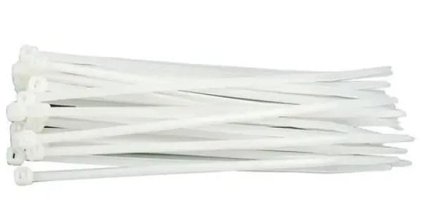 Vorel Sťahovacia páska biela 100 x 2,5 mm / Sťahovacia páska / 100 ks