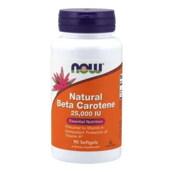Beta-karotén Natural 7500 mcg - NOW Foods (90 kaps.) (41800-1-90caps-1)