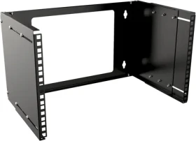 Lanview 19" nástenný otvorený rám 6U čierna / Otvorený rám / nastaviteľná hĺbka / nosnosť 20 kg / šírka 530 mm (RAR210BL)