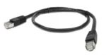 Gembird FTP CAT6 3M čierna / patch kábel / tienený s ochranou (PP6-3M/BK)