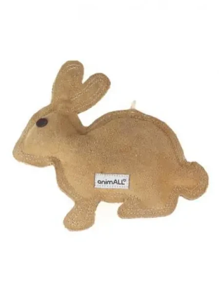 AnimALL Hračka Králik koža natural 20x20 cm (110285)