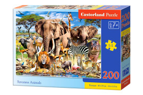 Mamido Puzzle 200 dielikov Savanna Zvieratá