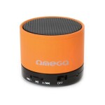 Omega OG47B Bluetooth reproduktor / 3W / FM / micro SD / hliníkový / oranžový (OG47O)