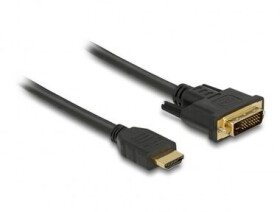 DeLock Kábel HDMI-A (M) - DVI-D (M) 1.0m čierna (85652)