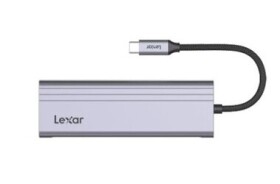 Lexar 7-v-1 USB-C Hub/USB 3.2 Gen1 Typ-C/3xUSB-A/HDMI/SD microSD slot, PD 100W (LPAH31N-RNHNG)