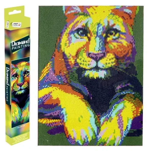GRAFIX Diamantové maľovanie Panter 40x50 cm
