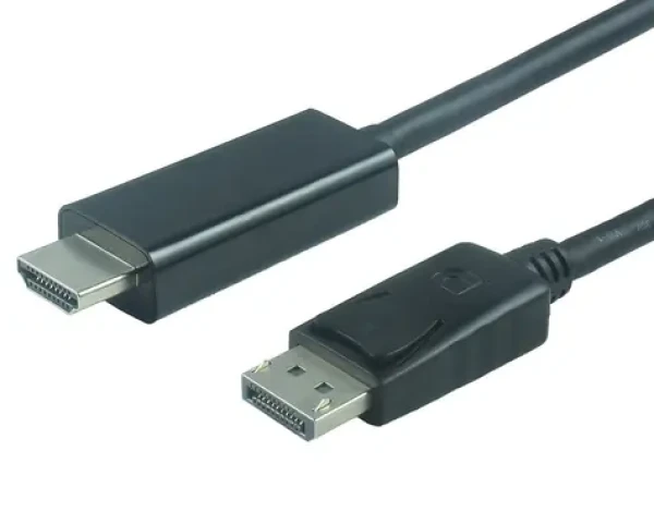 PremiumCord Kábel DisplayPort 1.2 - HDMI 2.0 čierna / Kábel / 4K 60Hz / pozlátené konektory / M/M / 3 m (kportadk04-03)