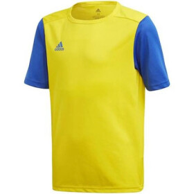 Detské futbalové tričko Estro 19 Jersey JR FT6681 Žlto-modré - Adidas 128 žluto-modrá