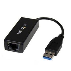 StarTech USB 3.0 adaptér čierna / pre sieťové pripojenie / RJ45 (USB31000S)