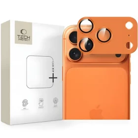 Tech-Protect Camfull Fit+ oranžová / Sklo na fotoaparát / Apple iPhone 17 Pro