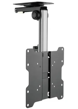 Techly ICA-CPLB-222 čierno-strieborná / Stropný držiak pre TV / 17 "- 37" / VESA / max 20 kg / naklápací, otočný (ICA-CPLB-222)