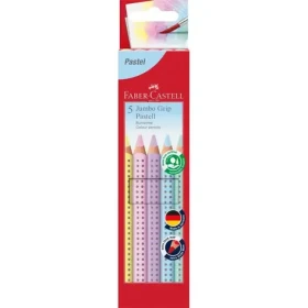 Faber-Castell Jumbo Grip Pastell - Pastelky - papierová krabička 5 ks (110991)