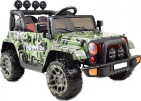 Ramiz Kindermánia jednomiestne elektrické terénne autíčko Full Time 4WD maskáčová