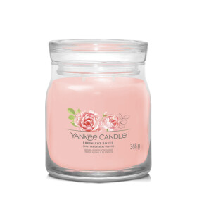 Yankee Candle Signature Fresh Cut Roses stredný pohár 368g / doba horenia až: 50 h (5038581129143)