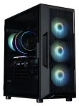 Zalman i3 Neo ARGB V2 čierna / Skriňa / Temperované sklo / 1x USB-C + 1x USB-A / 2x 3,5" pozícia (I3 NEO ARGB V2 BLACK)