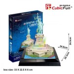 CubicFun Puzzle 3D Socha Slobody