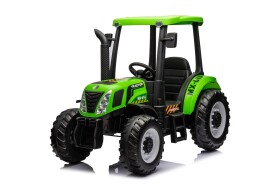 Mamido Mamido Detský elektrický traktor MX-616 s kabínou 12V | 2x45W zelený