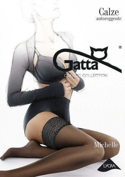 Dámske pančuchy Michelle 01 - GATTA grigio 1-2