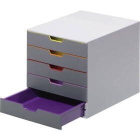 Durable VARICOLOR 5 - 7605 760527 box so zásuvkami sivá DIN A4, DIN C4, Folio, Letter Počet zásuviek: 5; 760527
