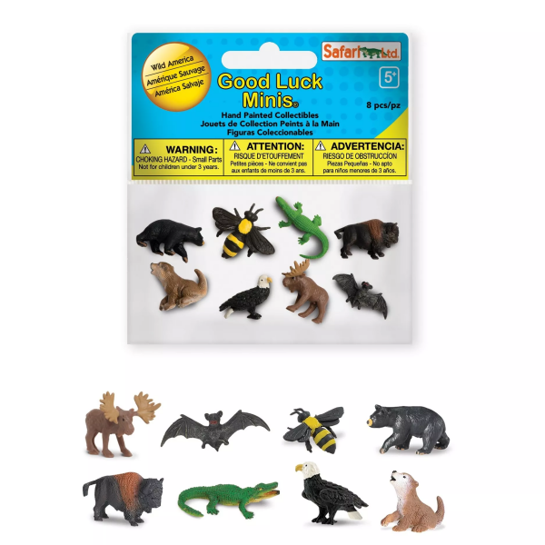 Safari Ltd. Safari Ltd. Divoká Amerika - Good Luck Minis Funpack
