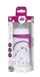 NIP Kids cup fľaša s náustkom PP 330ml ružová / od 18 mesiacov (NIP35052)