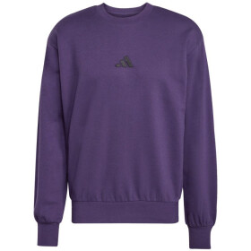 Pánska mikina adidas Essentials Feelcozy Fleece purple JX3313 pánske oblečenie M