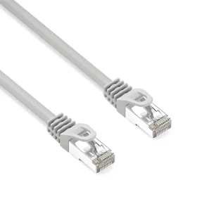 Neutralle CAT6a S/FTP sivá / Patch kábel / LSOH / 10 Gigabit Ethernet / 2 m / RJ-45