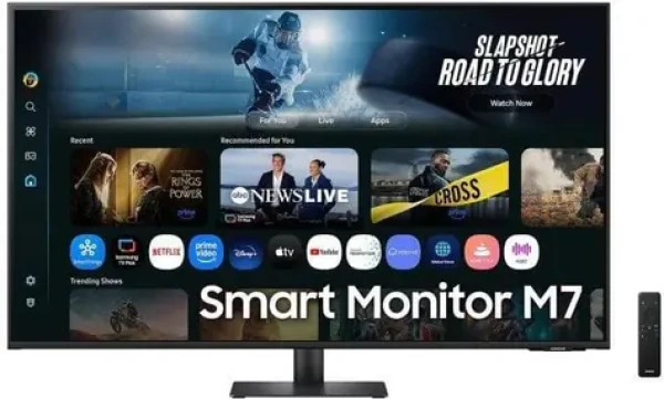 32" Samsung SMART M7 LS32FM700U čierna / Monitor / VA / 3840x2160 / 60Hz / 300cd/m2 / Wi-Fi + BT / VESA (LS32FM700UUXDU)