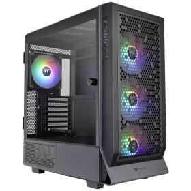 Thermaltake CA-1X5-00M1WN-00 midi tower herné puzdro čierna 4 predinštalované LED ventilátory, bočné okno; CA-1X5-00M1WN-00