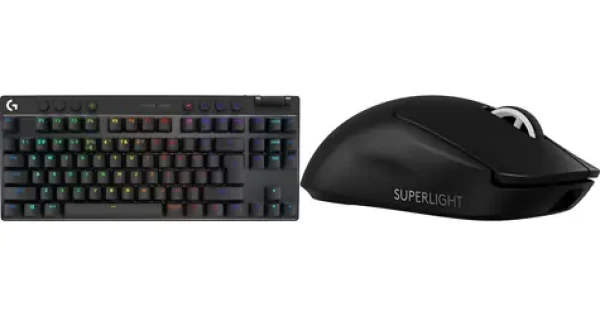 Logitech PRO X TKL GX Brown + G PRO X SuperLight 2 / Bezdrôtová sada klávesnice a myši / Lightspeed / US layout (M-9068212)