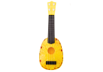 Mamido Detské ukulele mini gitara 4 struny ananásový motív žltá 15″