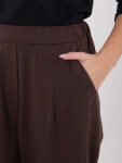 Dámske nohavice SP FL8557.46 Tmavo hnedé - FPrice one size tmavě hnědá