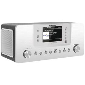 TechniSat Digitradio 574 IR internetové stolný rádio DAB+, FM AUX, Bluetooth, internetové rádio, USB strieborná; 0001/2951