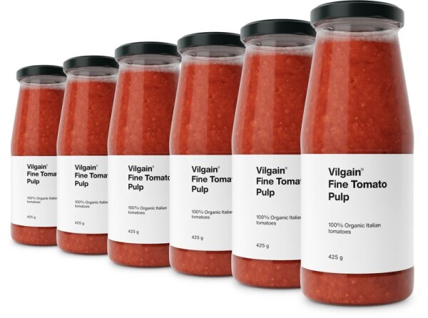 Vilgain Jemné paradajkové pyré BIO – 6× 425 g