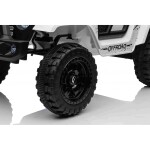 Mamido Mamido Elektrické autíčko OFF ROAD EXTREME 4x4 biele 24V | 200W | 50 kg | EVA | LED | 2,4 Ghz | ECO koža